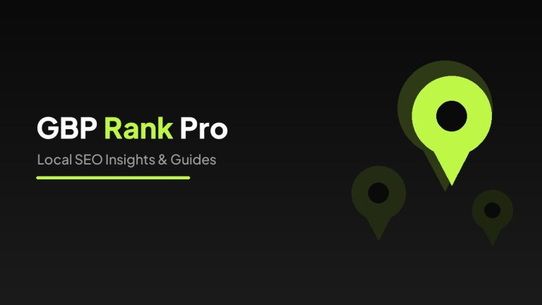 GBP Rank Pro — Local SEO insights and guides